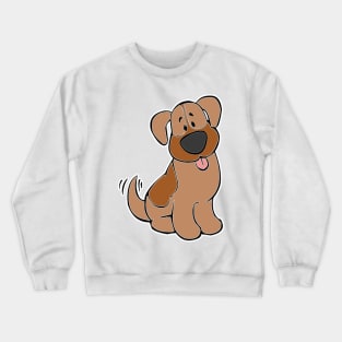 Cute Cartoon Four-legged Friend Crewneck Sweatshirt